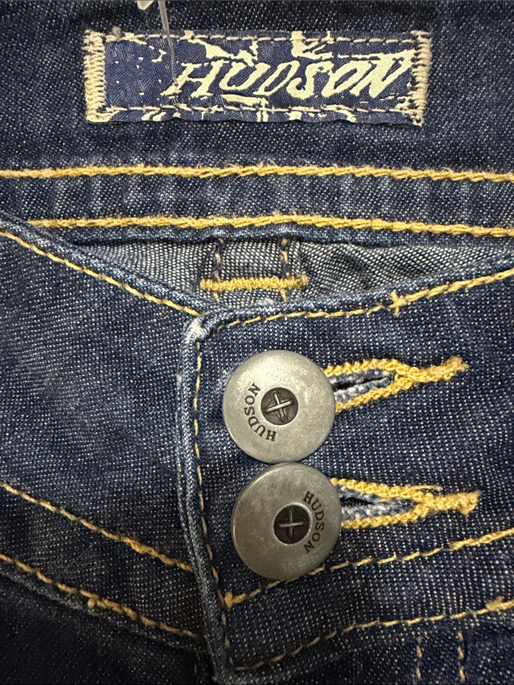 HUDSON👖JEANS Women’s Dark Blue Denim Jeans - Picture 5 of 7